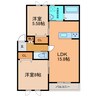 Cantare（カンターレ） 2LDKの間取り