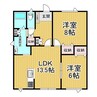 根室本線・花咲線/帯広駅 徒歩62分 1階 築10年 2LDKの間取り