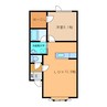 プラシード 1LDKの間取り
