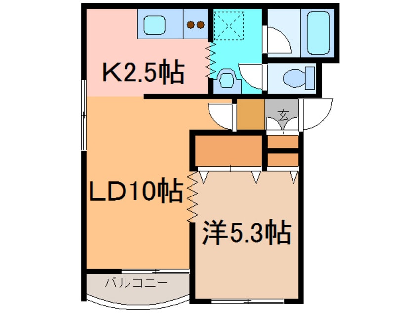 間取図 パリエドレーヴ