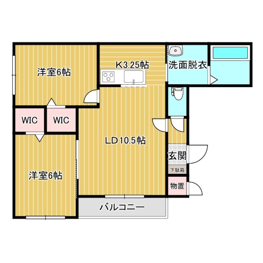 間取図 仮）西17南36AP