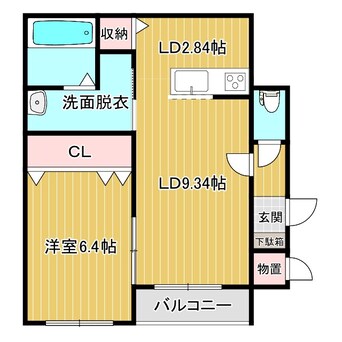 間取図 仮）西17南36AP