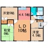芽室町東5条8丁目貸家 3LDKの間取り