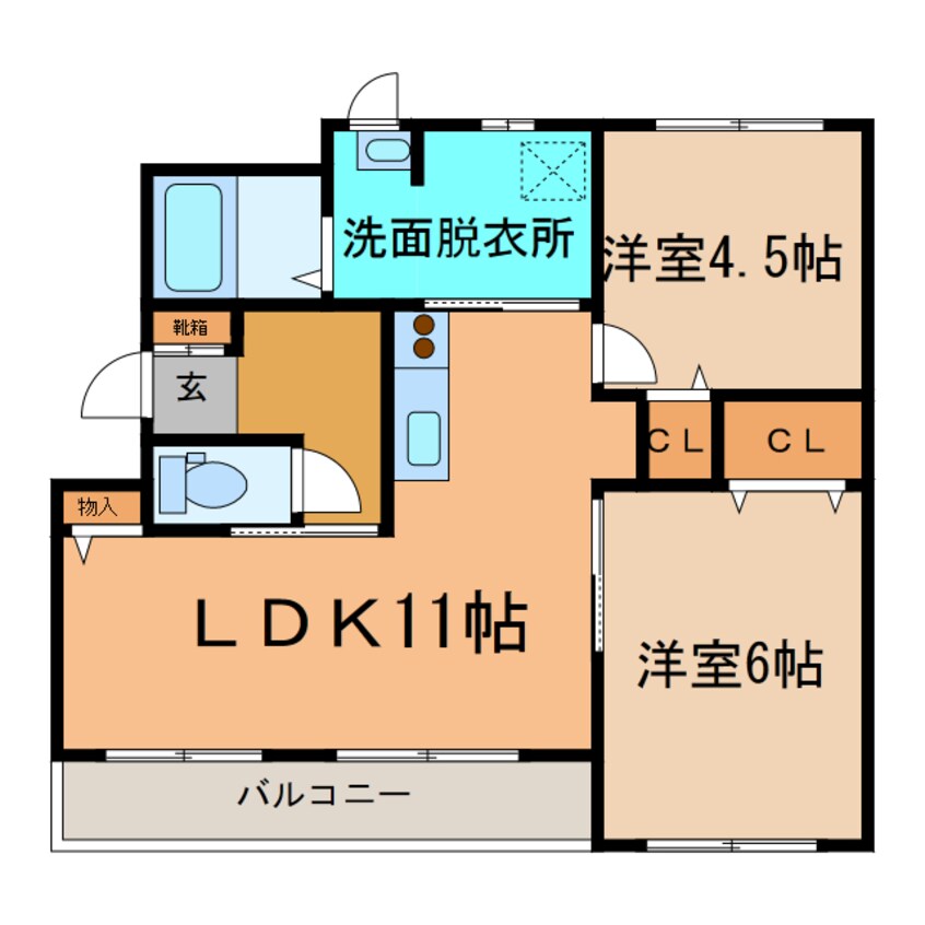 間取図 マンション鹿内