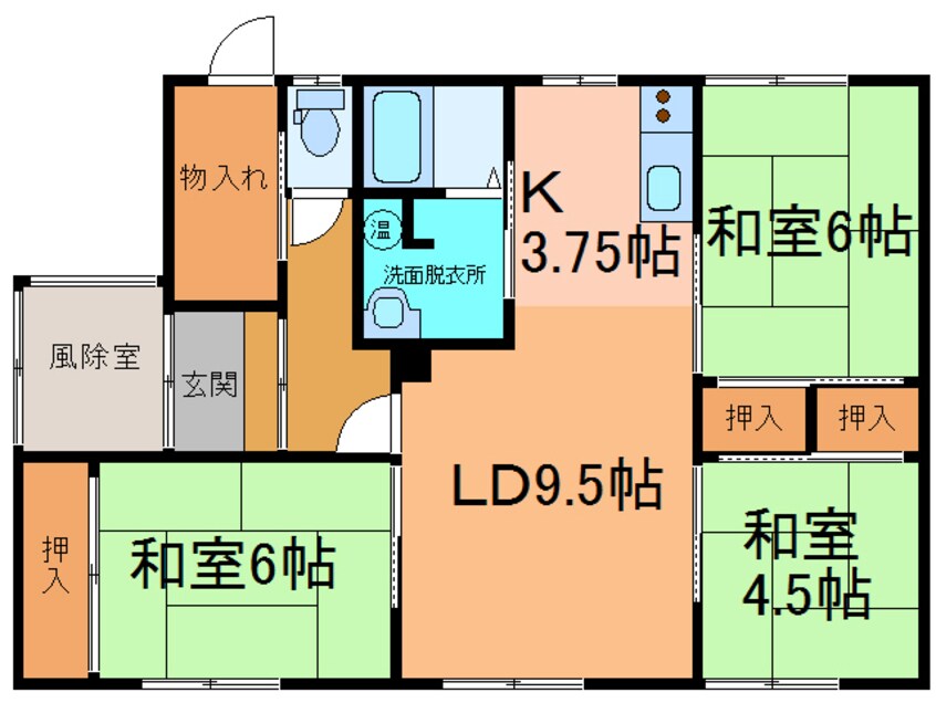 間取図 緑苑東棟