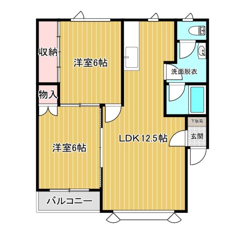間取図 ハイツ5・8