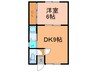 ひばりハイツ 1DKの間取り