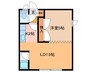 樹族館 1LDKの間取り