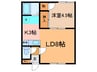 ARM-12 1LDKの間取り