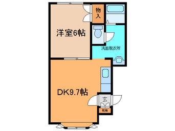 間取図 カーサローズI＆A