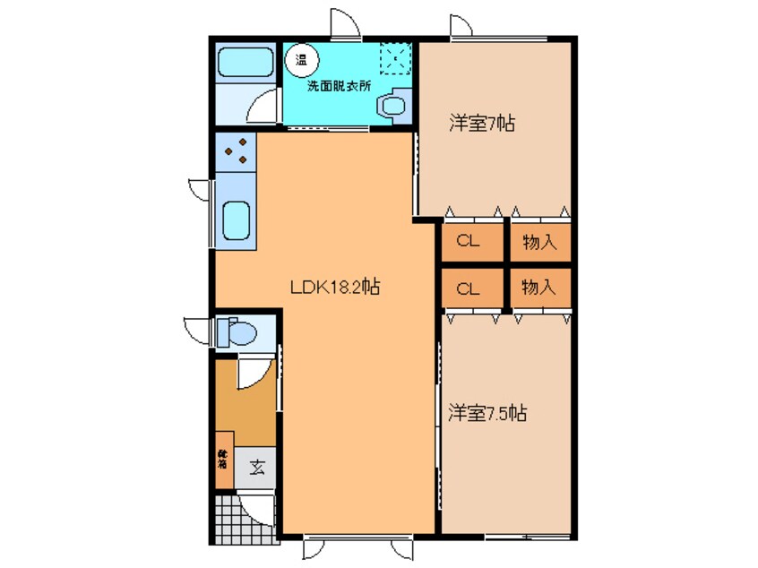 間取図 TOWN豊成
