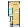 仮）西23南1AP 1LDKの間取り
