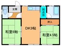 西7南39貸家(JA帯広かわにし邸)の間取図