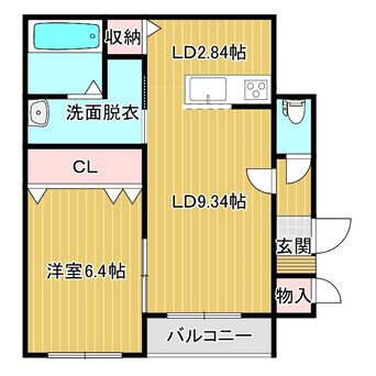 間取図 仮）西17南36AP