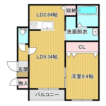 間取図 仮）西17南36AP