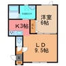 CLASSEⅤ 1LDKの間取り