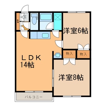 間取図 グレースタウンD