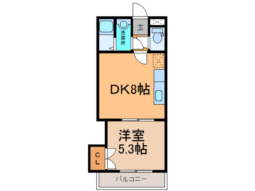 間取図 ハイグレースＡ（西23条）