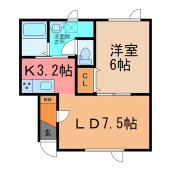 間取図 プードリエボアⅥ