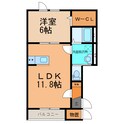 クレアトールAの間取図