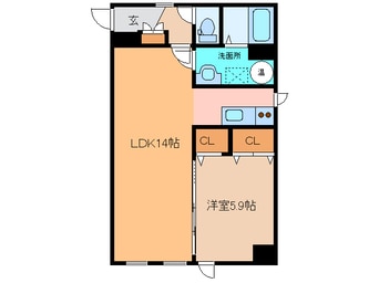 間取図 リリス418