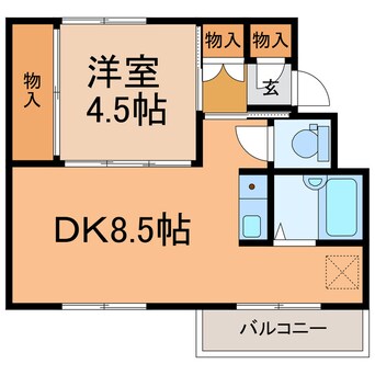 間取図 ビレッジハウス帯広2号棟