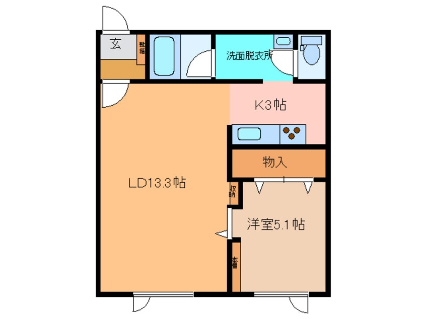 間取図 アルムレジェンドⅢ