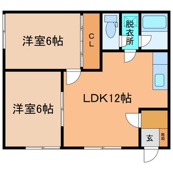 間取図 帯広コーポ