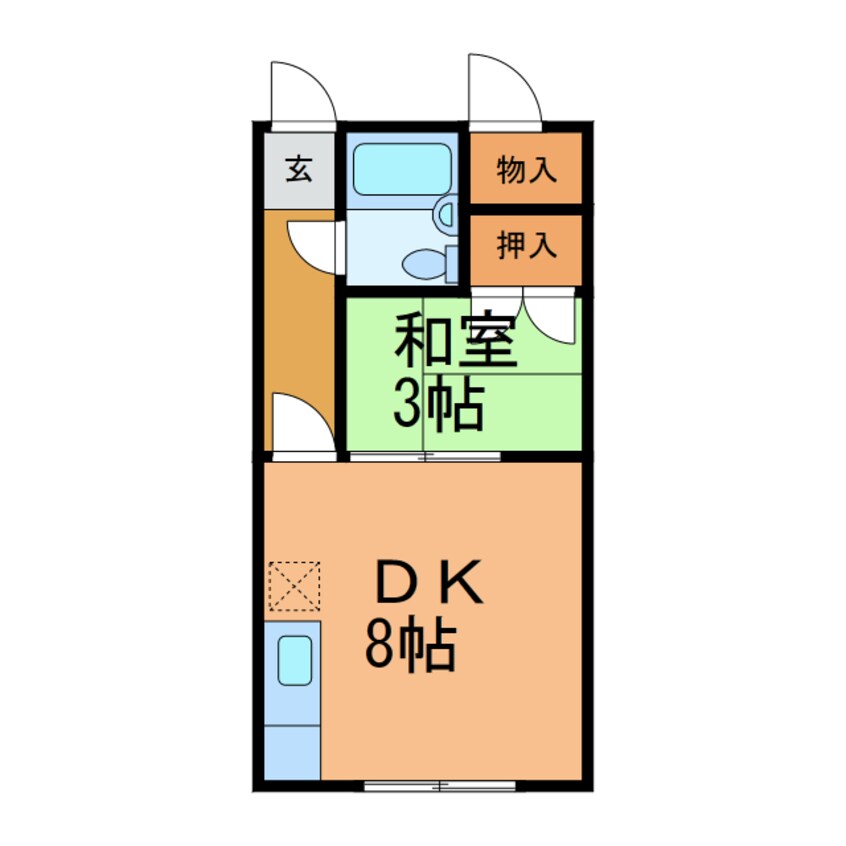 間取図 ハイツポプラ