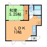 ノースハイムＡ 1LDKの間取り