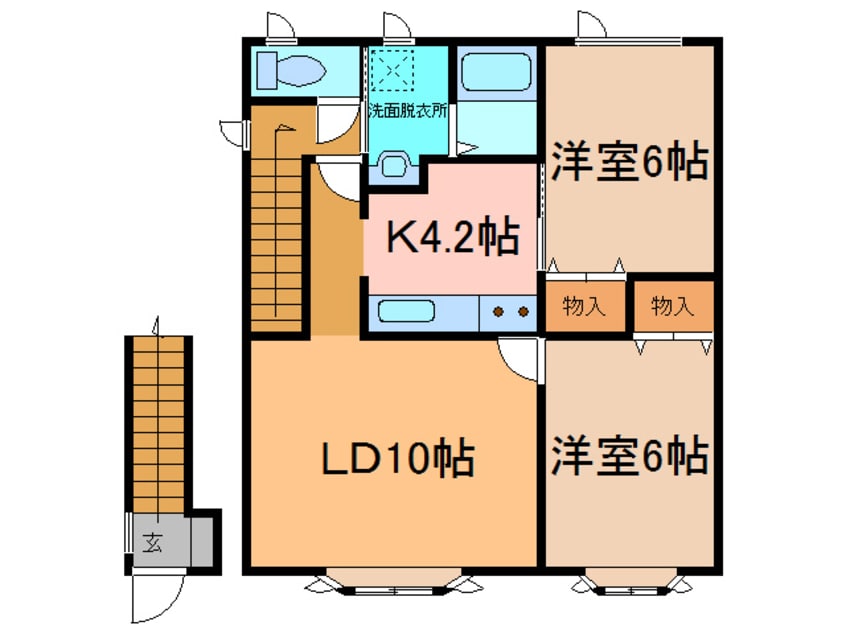 間取図 メゾンダイト2