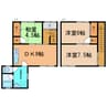 西17条南4メゾネット（32-15） 3DKの間取り
