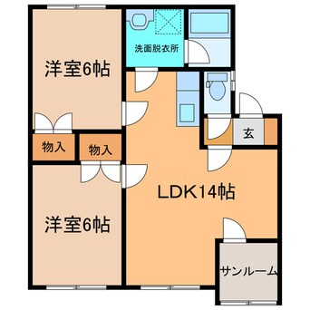 間取図 グレースタウンA