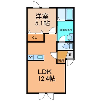 間取図 ラ・プレーヌ