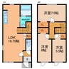 根室本線・花咲線/帯広駅 徒歩47分 1-2階 1年未満 3LDKの間取り