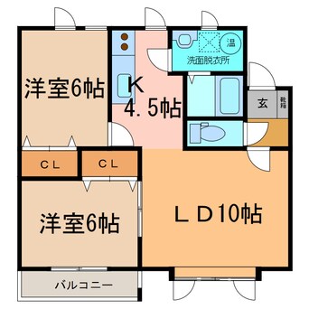 間取図 ハイツ誠