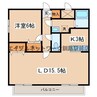 ノースコート新橋 1LDKの間取り