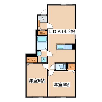 間取図 ラ・カーサ・フェリーチェ