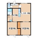 花園ハイツの間取図