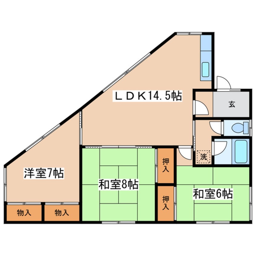 間取図 ユーハイツ