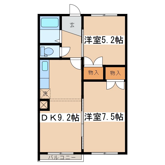 間取り図 Ｑ46コーポラス