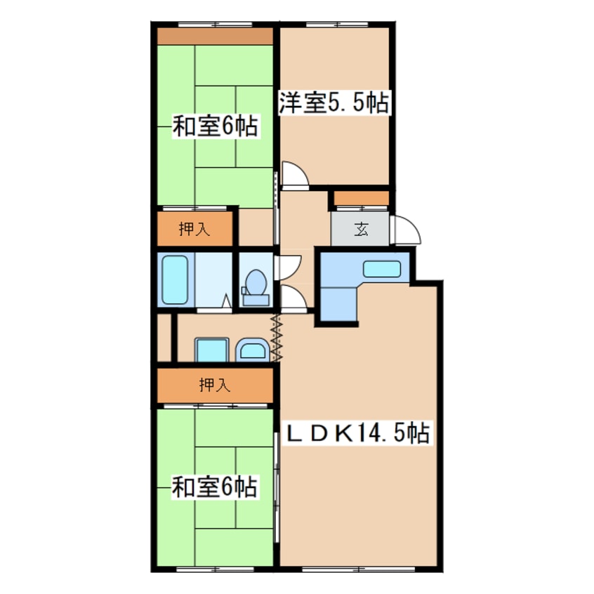 間取図 ときわ台ハイツ