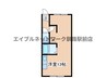 パークサイドＱ 1Rの間取り