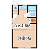 パークハイツ（松浦町） 1DKの間取り