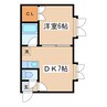 ノースキャピタルＡ 1DKの間取り