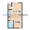 パークサイドＲ 1DKの間取り