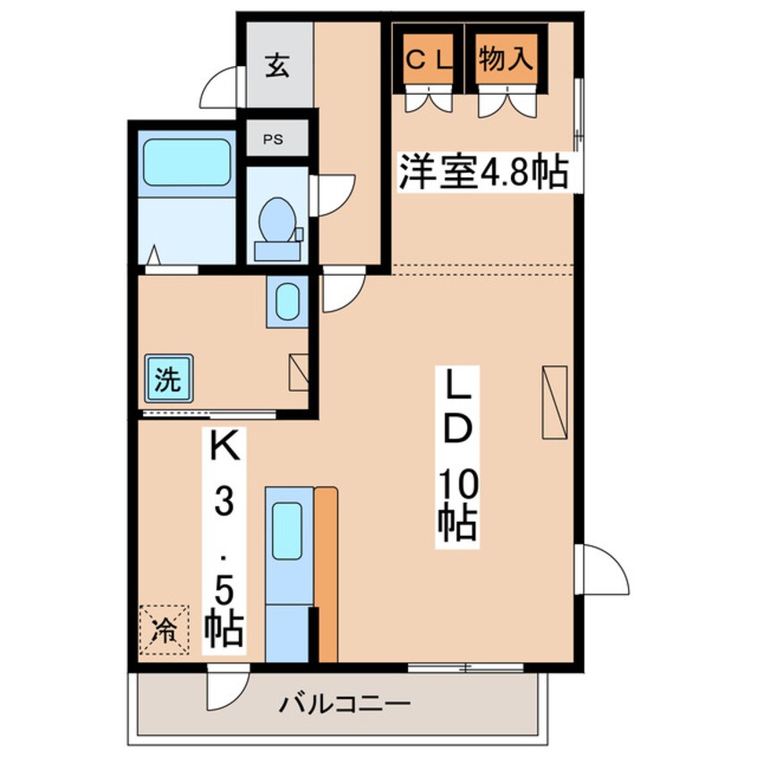 間取図 LIVING JOY