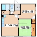 メゾンソレイユ（川端町）の間取図