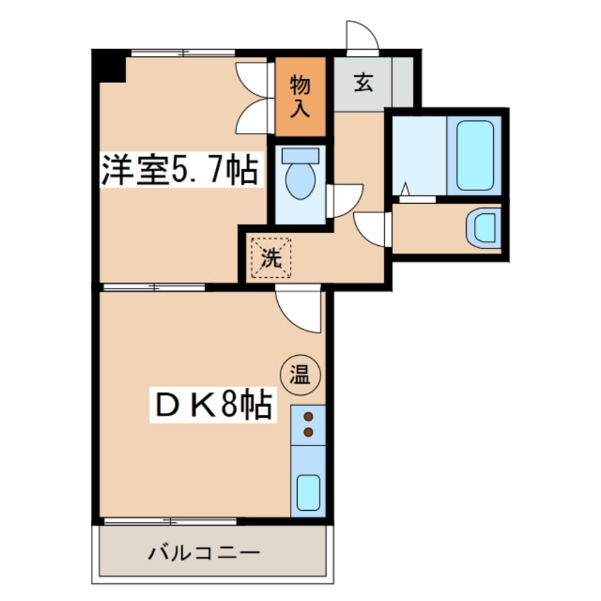 間取図 アビタシオンリビエール