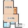 ハウスＳＫ 1DKの間取り